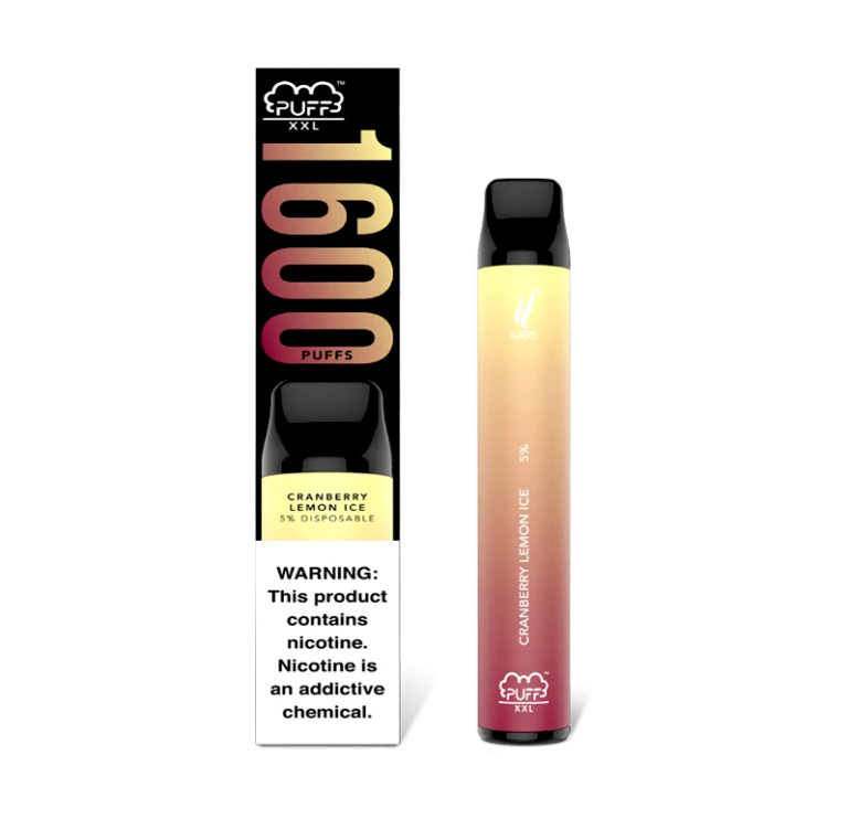 Puff XXL Cranberry Lemon Ice Disposable Vape Puffholic Vape