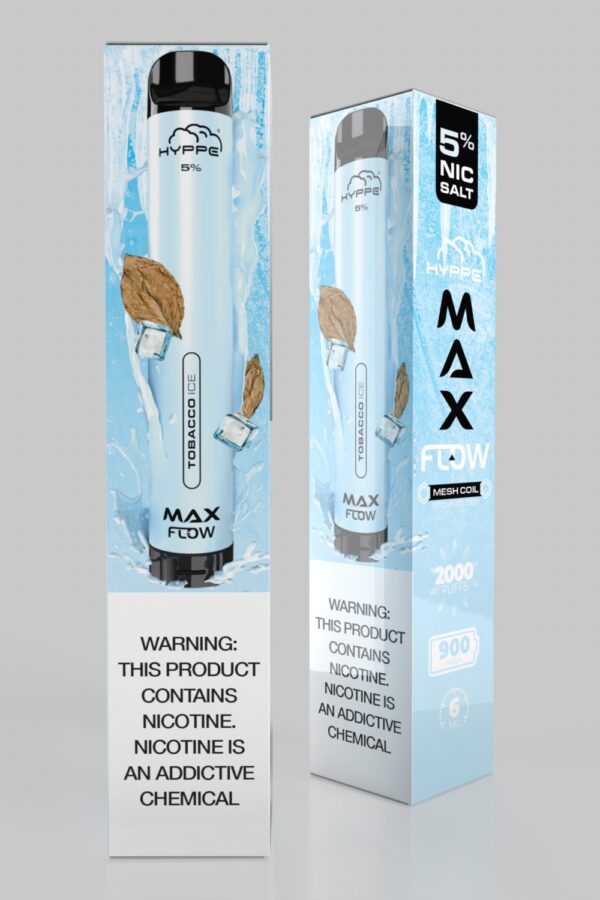 Hyppe max flow tobacco ice